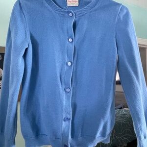 Crewcuts blue sweater cardigan